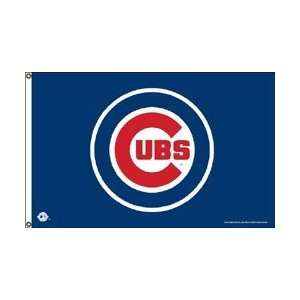 Chicago Cubs Flag 3x5 Blue Bullseye: Sports & Outdoors