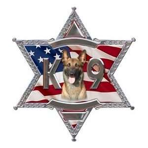    6 Point Star Police K9 Decal   6 h   REFLECTIVE: Everything Else