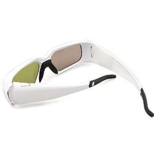  New White 3D TV HDTV Wireless Active Shutter Glasses For 