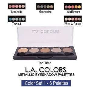  L.A. Colors   6 Metallic Eyeshadows   Set 1 Beauty