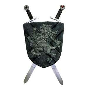 Medieval Shield And Sword Prop:  Home & Kitchen