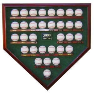  3000   32 Ball   Hit Club Homeplate Shaped Display Case 