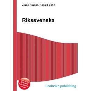  Rikssvenska: Ronald Cohn Jesse Russell: Books