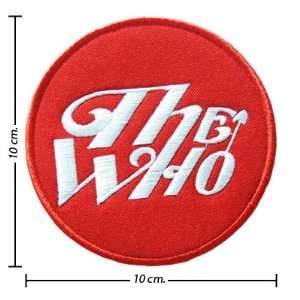  3pcs the Who Rock Music Band Logo III Embroidered Iron on 