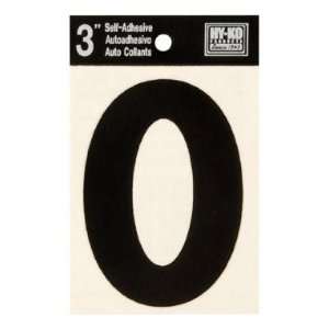   Blk Adhes Number 0 (Pack Of 10) 30410 House Numbers & Letters Adhesive