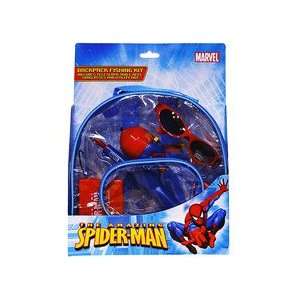  The Amazing Spiderman Backpack Fishing Kit: Toys & Games