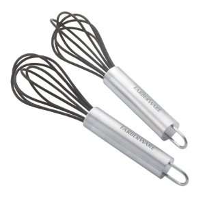Farberware Pro 6 Inch Silicone Head Whisks, Set of 2 (Colors May Vary)