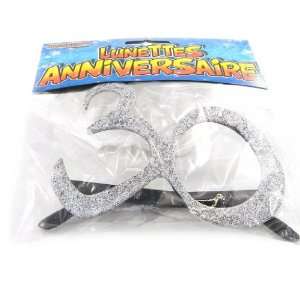  Funny glasses 30 Ans silvery.