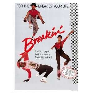  Retro Music Prints: Breakin   Hip Hop Dance Movie   15 