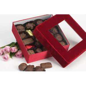 Red Velvet Window Box Assorted Chocolates:  Grocery 
