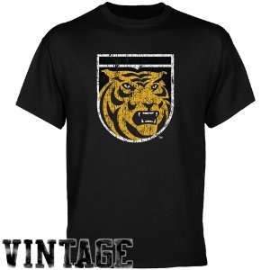  NCAA Colorado College Tigers Black Distressed Logo Vintage 