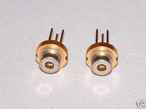 Lot 2 180mW 650nm Red High Power Burn Laser Diode Pro.  