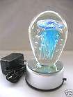 Jellyfish LED Light Stand Glow in the Dark 5.5 Tall items in Florida 