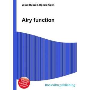  Airy function Ronald Cohn Jesse Russell Books