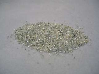 10+ Carats WHITE Raw Natural Uncut ROUGH DIAMONDS 80pc Powder  