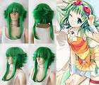VOCALOID GUMI LIGHT GREEN short flip out cosplay wig