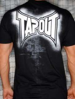 Mens TapouT MMA UFC Will Fight to Survive T shirt New Black Tee  