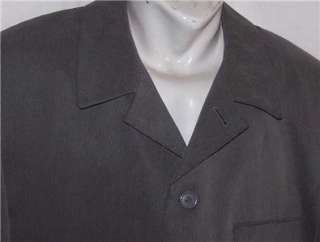 42R NEW Zagato Signature GREY RIBBED 4 Button sport coat suit blazer 