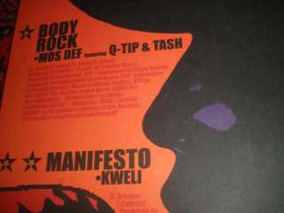 NM 12 LP MOS DEF/Q TIP/TASH Body Rock x3 TALIB KWELI  