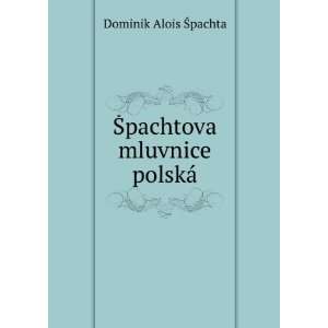  Å pachtova mluvnice polskÃ¡ Dominik Alois Å pachta Books