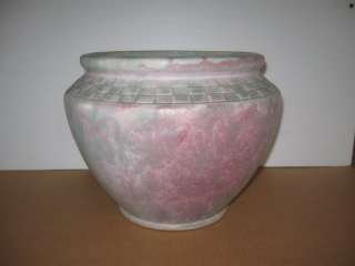 Big Roseville Pottery Vase Burley Winter Pot matte glaze Carnelian II 