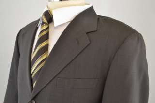 Vestimenta Mens 40R Brown Wool & Silk 2 Pc Suit   