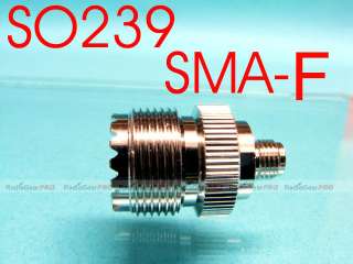 SO239 UHF Female TO SMA Female Adaptor (C 027)