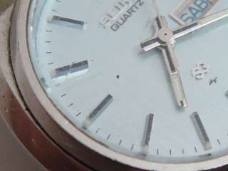 Seiko 4326 0089 Womens Blue Face Watch Wristwatch Running  