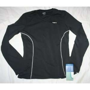   Long Sleeve Athletic Top   Size: Small, Black: Sports & Outdoors