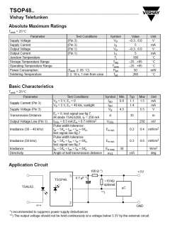 IR Receiver Module For PCM Remote 38kHz TSOP4838 VISHAY  