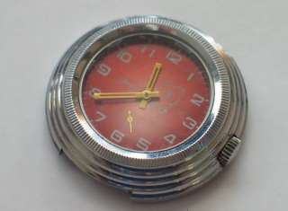 Rare soviet ZIM POBEDA watch Unique UFO Case. Moscow Olympic Games 