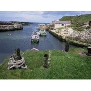 Ballintoy Harbour, County Antrim, Ulster, Northern Ireland, United 