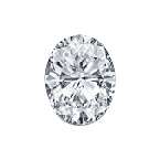 50 ct Oval Cut Loose Moissanite 6x4mm .5 1/2 .50  