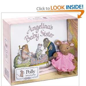 Angelina Ballerina Polly Doll & Book Set with Plush 