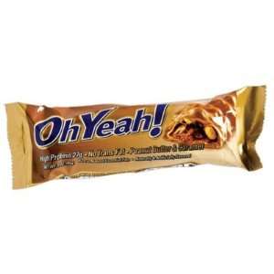ISS Research   Oh Yeah! High Protein Bar, Peanut Butter & Caramel (12 