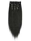   Clip In On Extension HUMAN HAIR   18 Inch Long   150g 10 PIECE SET
