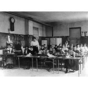  Washington, D.C. Public Schools Sewing Class 1899 8 1/2 X 