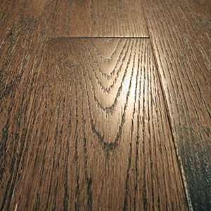  Brushed Solid 5 Oak Tuscan Brown Hardwood Flooring: Home Improvement