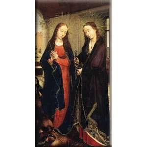  Sts Margaret and Apollonia 8x16 Streched Canvas Art by 
