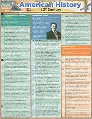 American History 20th Century, (1423214161), BarCharts Inc, Textbooks 