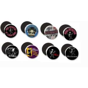 Social Distortion Button Style Magnet Set