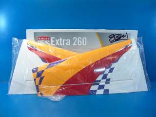 Hangar 9 35% Extra 260 Gas R/C Airplane WING SET ONLY Left Right Panel 