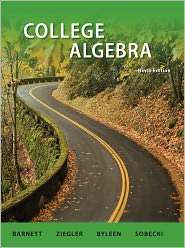   Algebra, (0073519499), Raymond A Barnett, Textbooks   