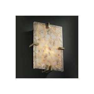  Justice Design Group ALR 5551 Clips Rectangle Wall Sconce 