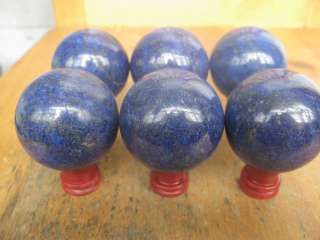 AAA++NATURAL preety Lapis Lazuli crystal SPHERE BALL+STAND  