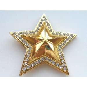  Lone Star State with Rhinestones & Bling Bling Belt Buckle 