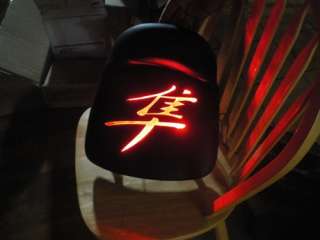 Hayabusa Custom Shaped Seats Loglow Red LED Lighted Front & Rear Seat 