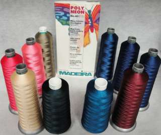   Polyneon Embroidery Thread 40 wgt (120/2 denier) 5,500 yds  