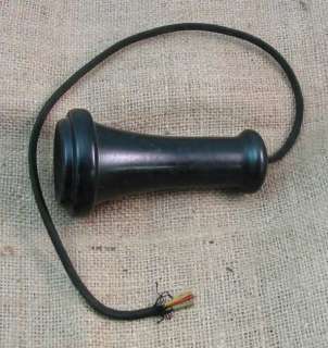 Antique Telephone Handset Ear Piece Black Bakelite w/Cord Part to 