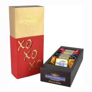  Valentines Day XOXO Silhouette Gift Box with SQUARES Chocolates 